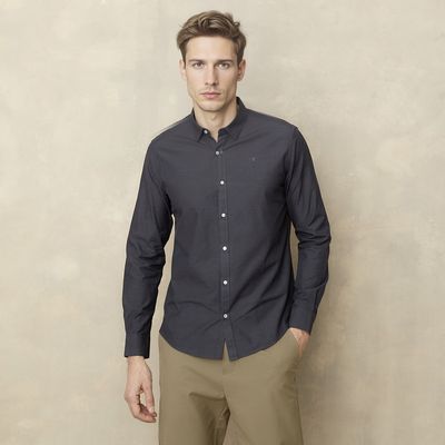 Imagen 2 del producto Camisa Manga Larga Algodón Slim Fit Hombre