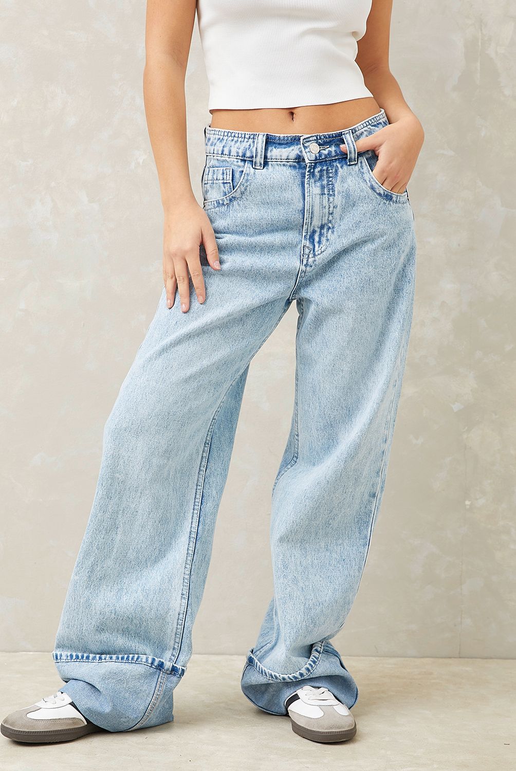 SYBILLA - Jeans Tiro Bajo Mujer Sybilla