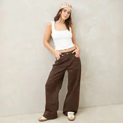 SYBILLA - Jeans Tiro Bajo Mujer