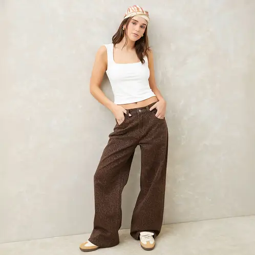 SYBILLA - Jeans Tiro Bajo Mujer