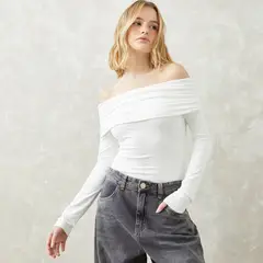 SYBILLA - Body Manga Larga Mujer