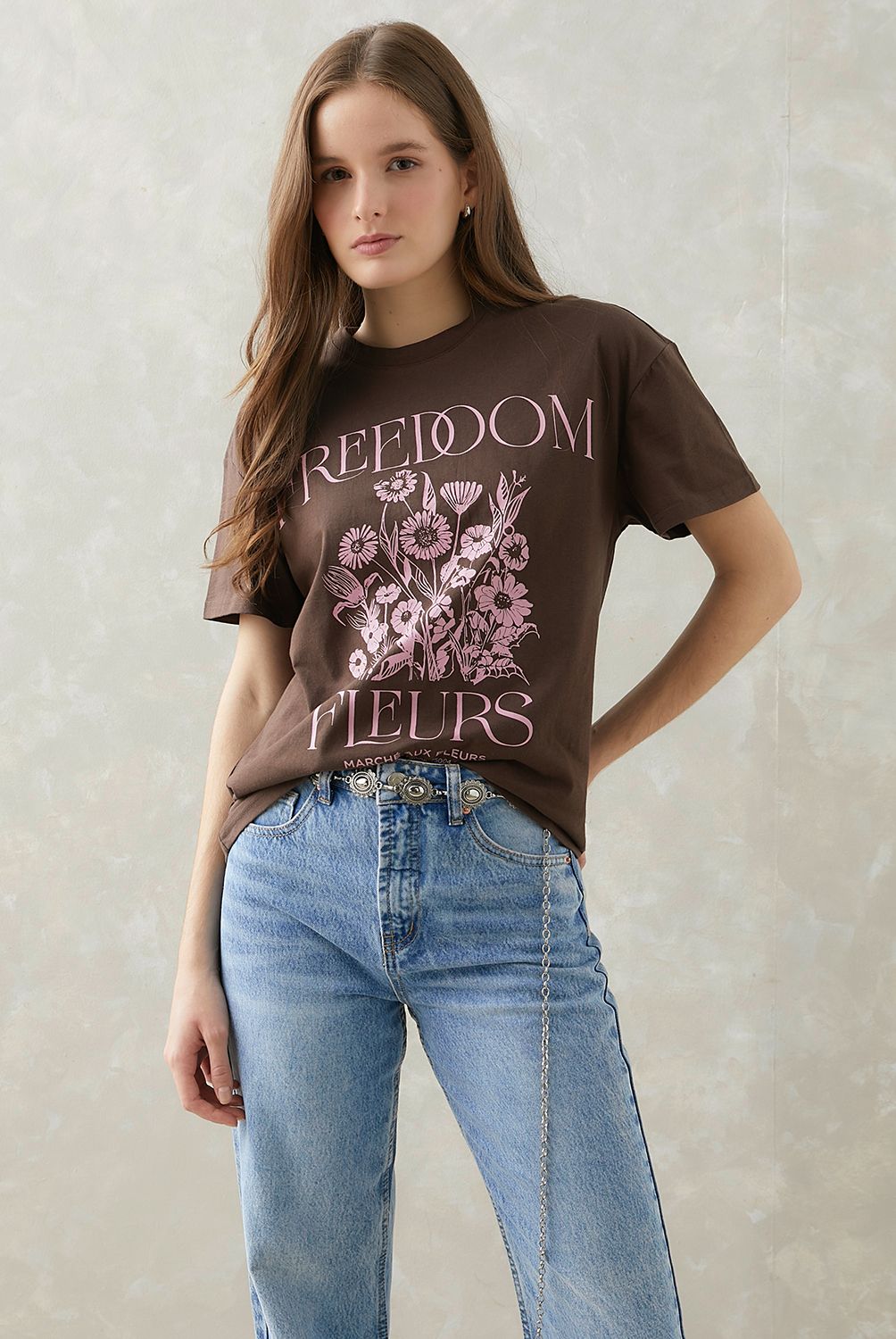 SYBILLA - Polera Manga Corta Algodón Orgánico Mujer Sybilla