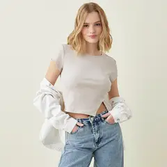 SYBILLA - Polera Algodón Mujer