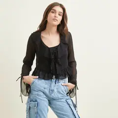 SYBILLA - Blusas Manga Larga Mujer