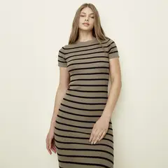 SYBILLA - Vestido Casual Maxi Viscosa Sostenible Mujer