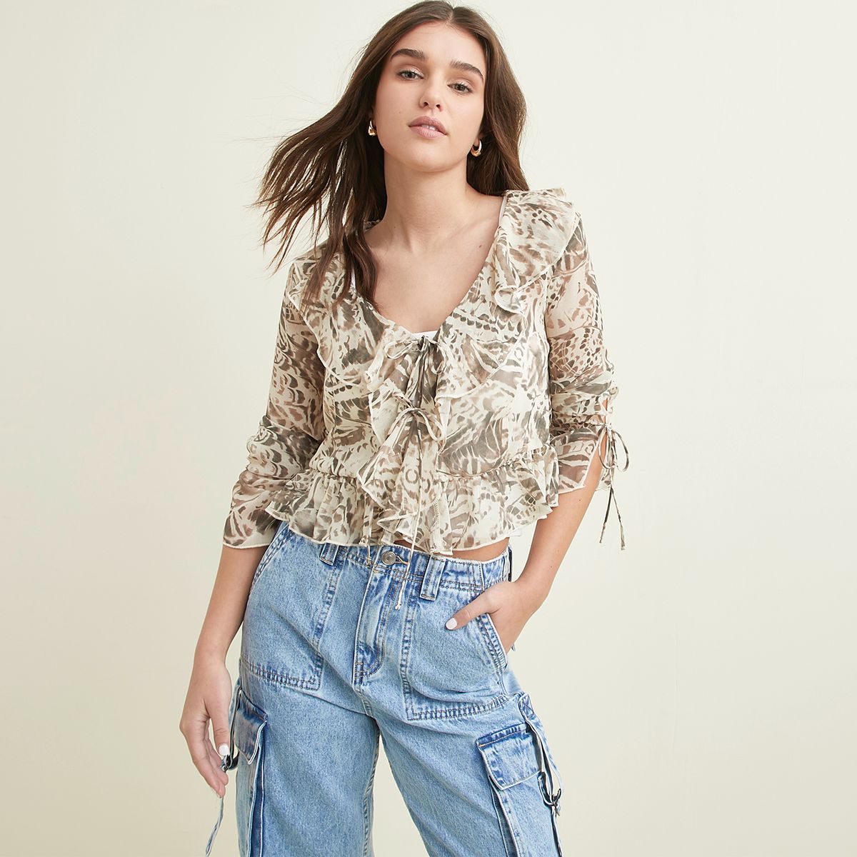 SYBILLA - Blusa Manga Larga Mujer Sybilla