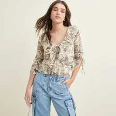 SYBILLA - Blusas Manga Larga Mujer