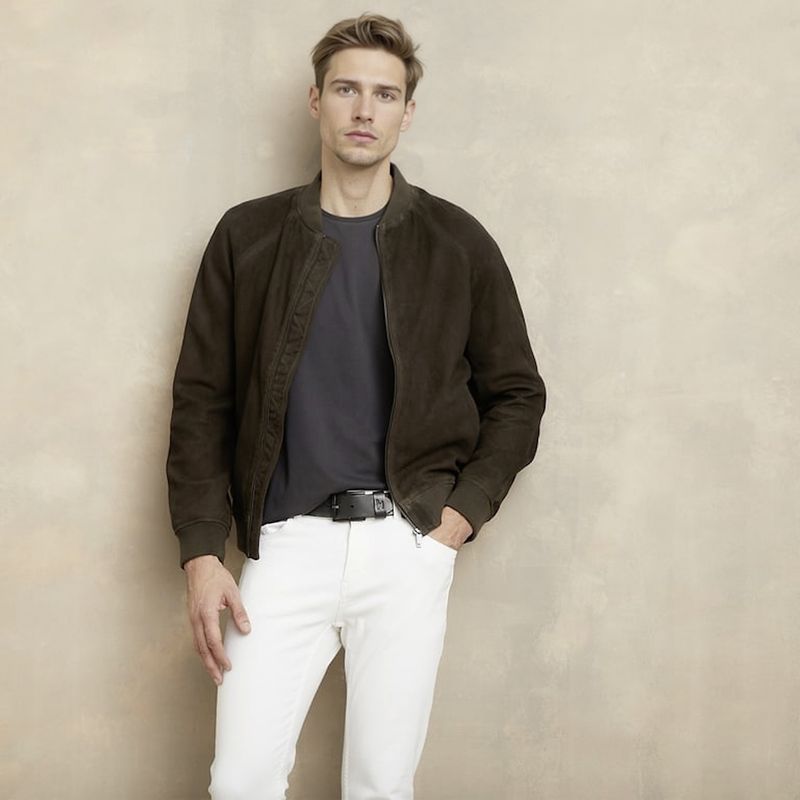 WOLF&HANK - Chaqueta De Cuero Hombre Wolf&Hank