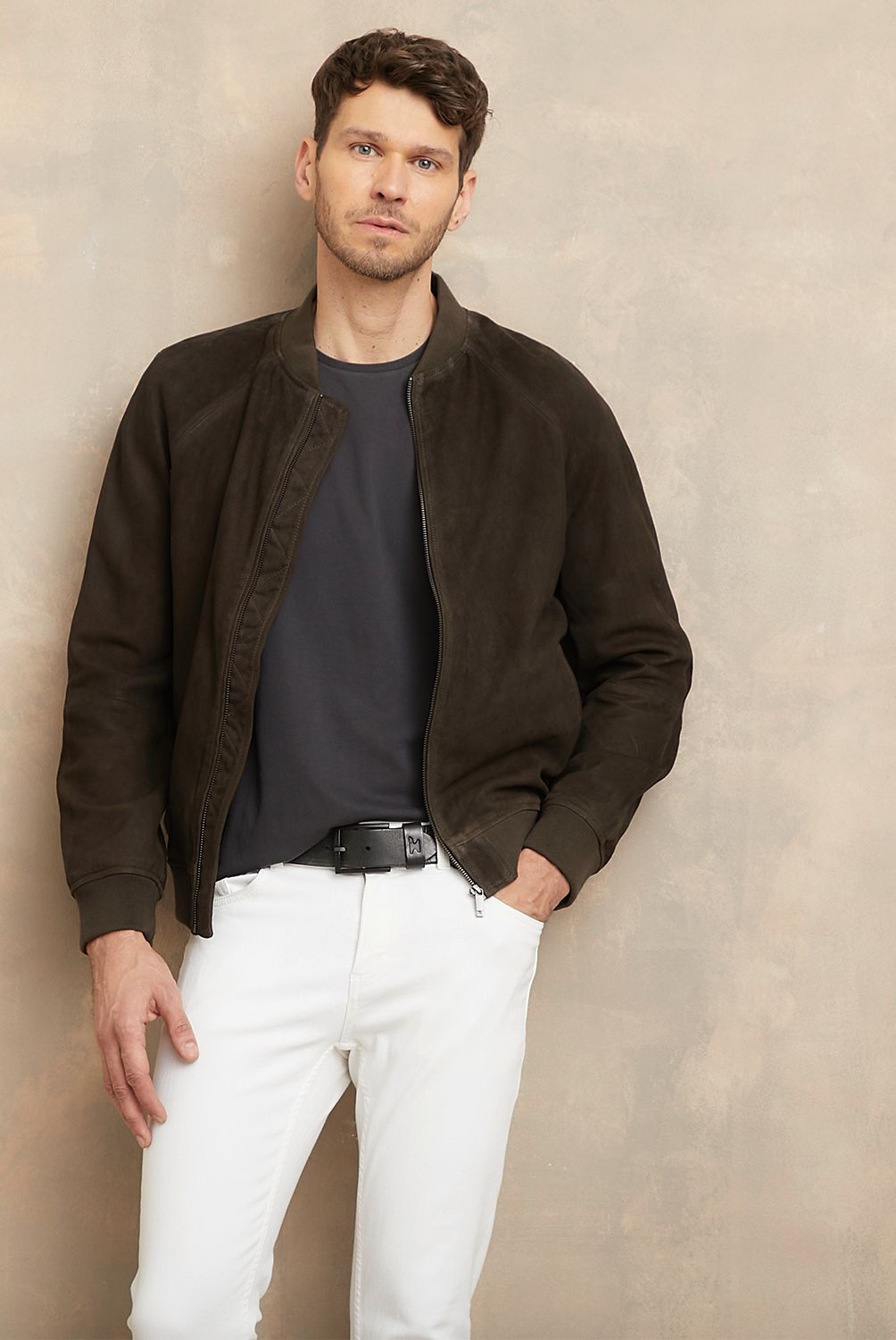 WOLF&HANK - Chaqueta De Cuero Hombre Wolf&Hank