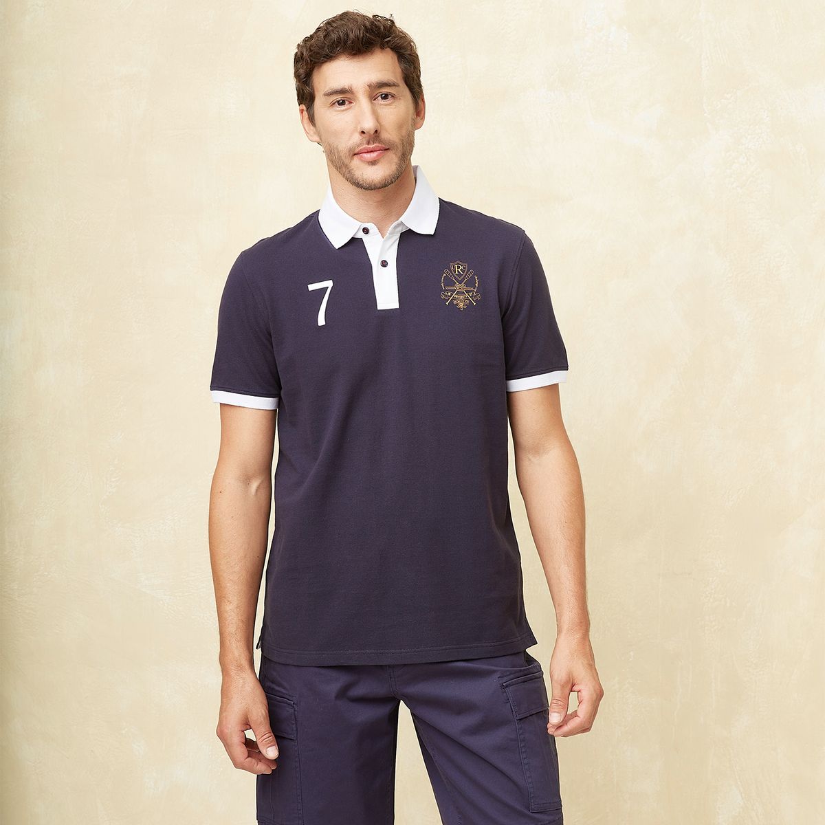 UNIVERSITY CLUB - Polera Polo Manga Corta Hombre University Club