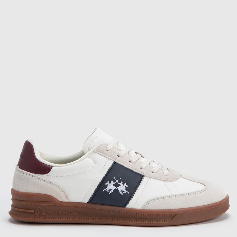 LA MARTINA - Zapatilla Urbana Hombre Blanco La Martina