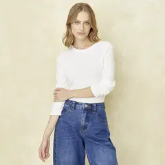 UNIVERSITY CLUB - Polera Manga Larga Mujer