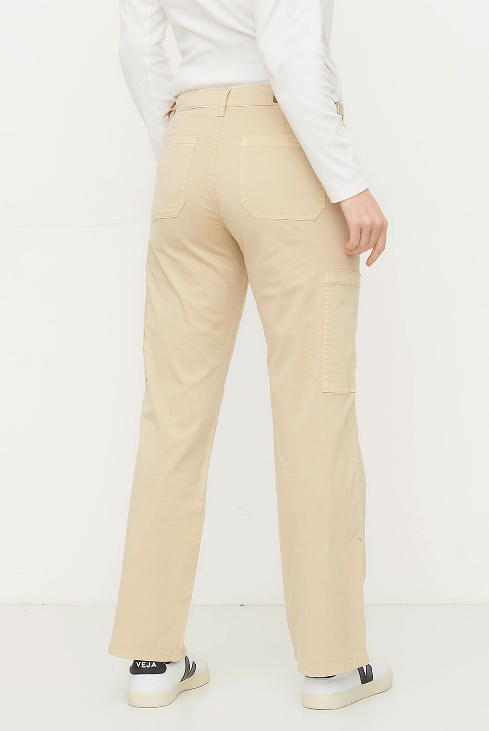 NEWPORT - Pantalón Cargo Tiro Medio Mujer Newport