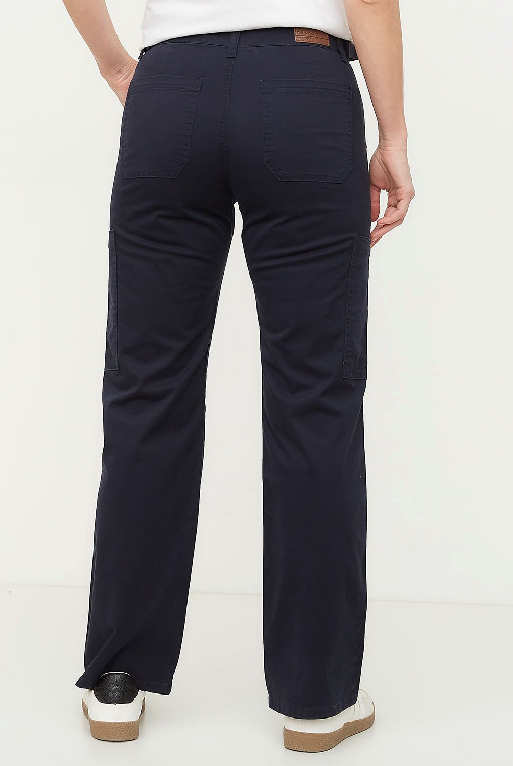 NEWPORT - Pantalón Cargo Tiro Medio Mujer Newport