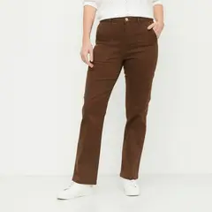 NEWPORT - Jeans Cargo Tiro Alto Mujer