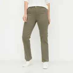 NEWPORT - Jeans Cargo Tiro Alto Mujer