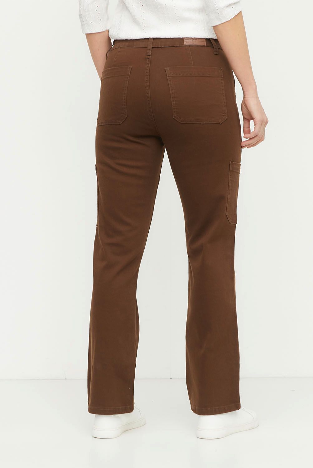 NEWPORT - Jeans Cargo Tiro Alto Mujer Newport