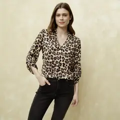 UNIVERSITY CLUB - Blusa Mujer Manga Larga Cuello V
