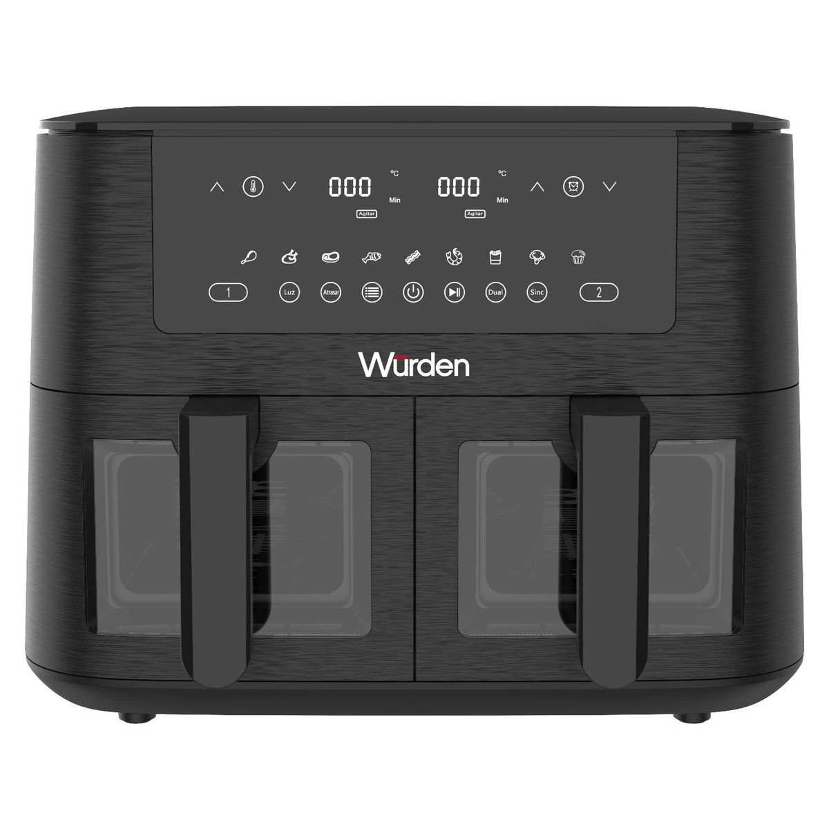 WURDEN - Freidora Eléctrica Wfr-Duoche Black St Wurden