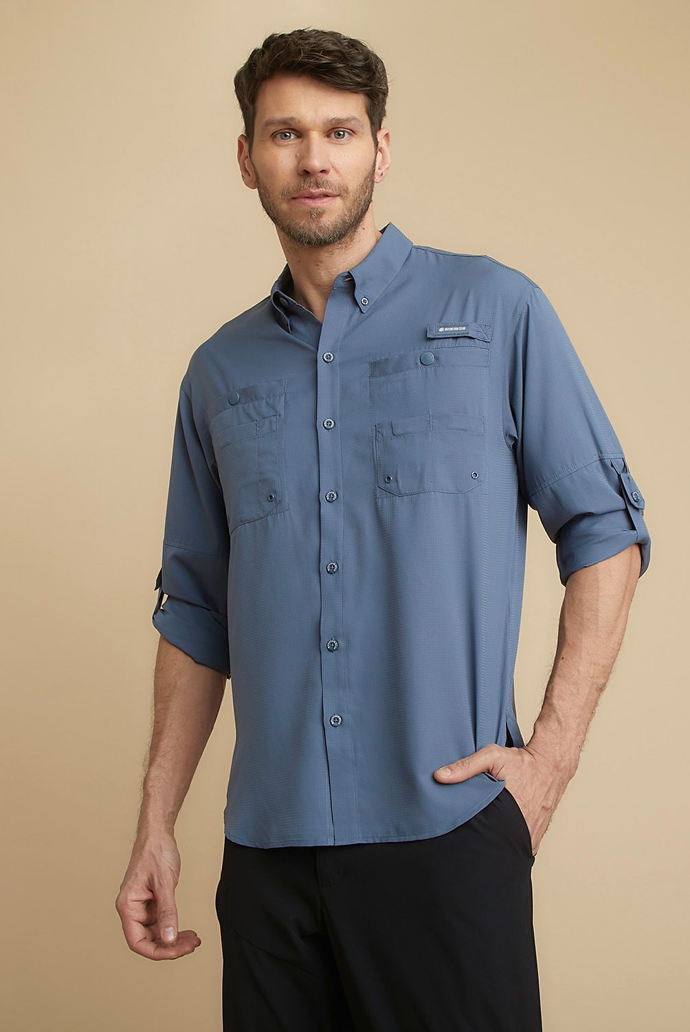MOUNTAIN GEAR - Camisa Deportiva Hombre Mountain Gear