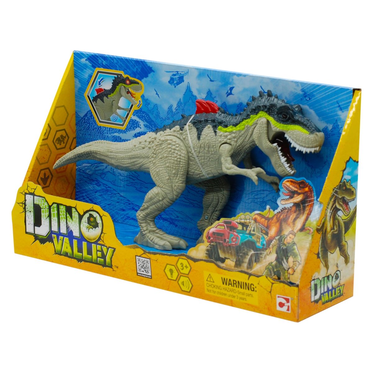 DINO VALLEY - Dinosaurio (Surtido entre T-Rex y Dilophosaurus)