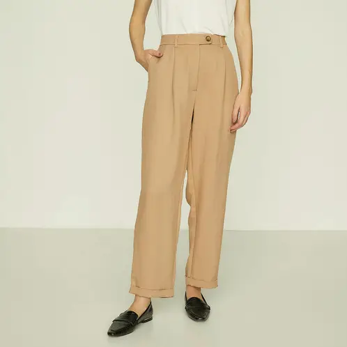 APOLOGY - Pantalón Tiro Alto Lyocell Mujer
