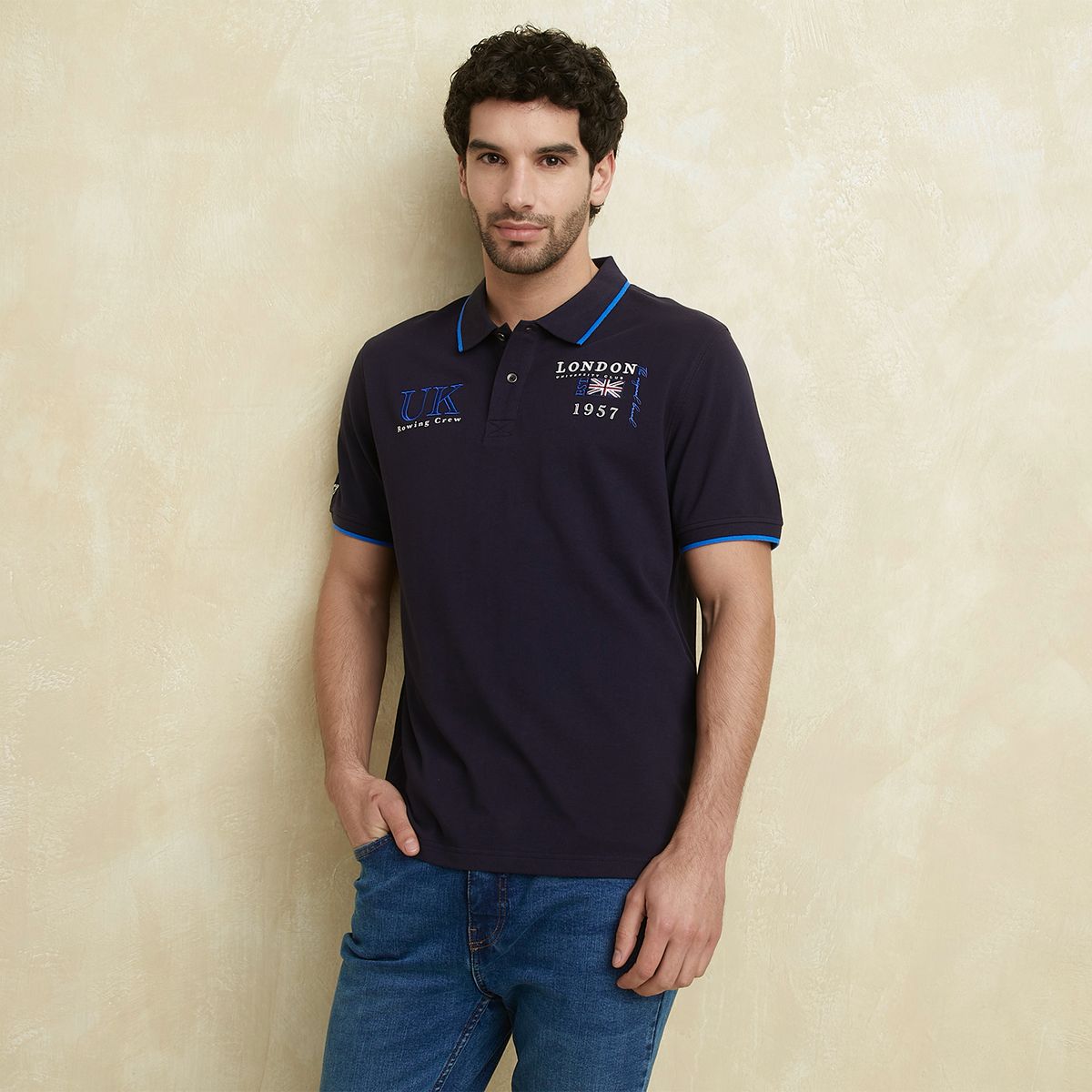 UNIVERSITY CLUB - Polera Manga Corta Hombre University Club