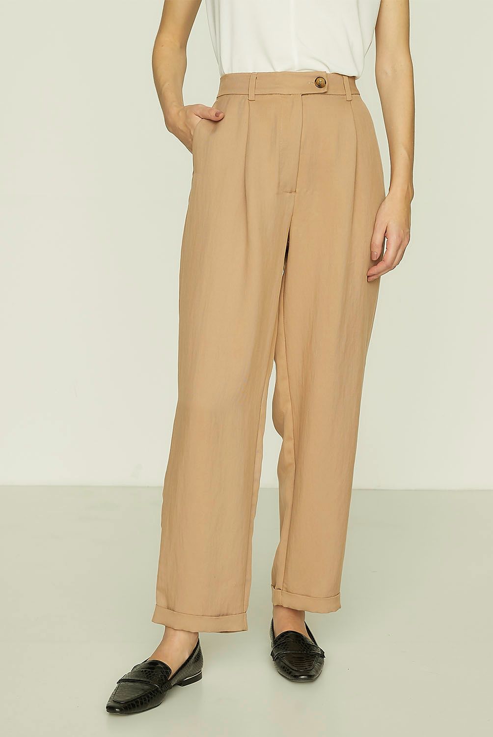 APOLOGY - Pantalón Baggy Tiro Alto Mujer Apology