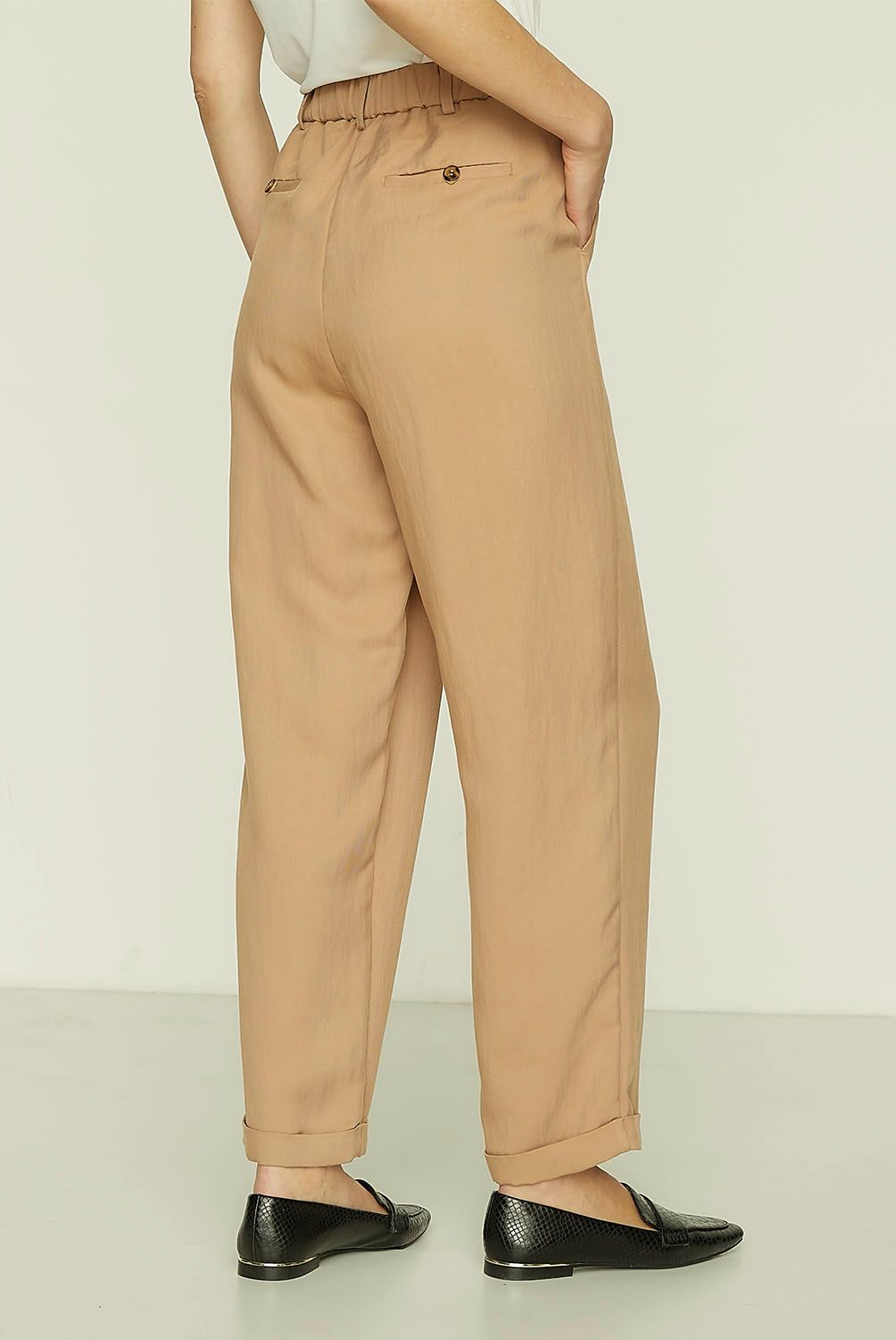 APOLOGY - Pantalón Baggy Tiro Alto Mujer Apology