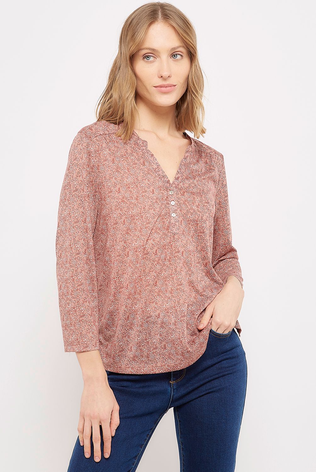 UNIVERSITY CLUB - Polera Mujer University Club Manga 3/4 Casual