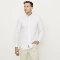 UNIVERSITY CLUB - Camisa Manga Larga Algodón Hombre