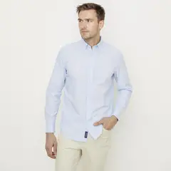 UNIVERSITY CLUB - Camisa Manga Larga Algodón Hombre