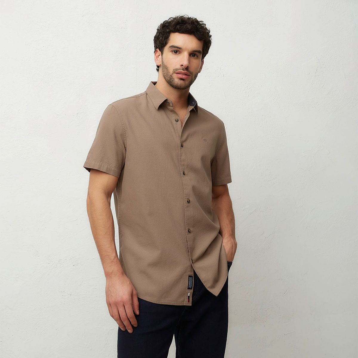 UNIVERSITY CLUB - Camisa Manga Corta Hombre University Club