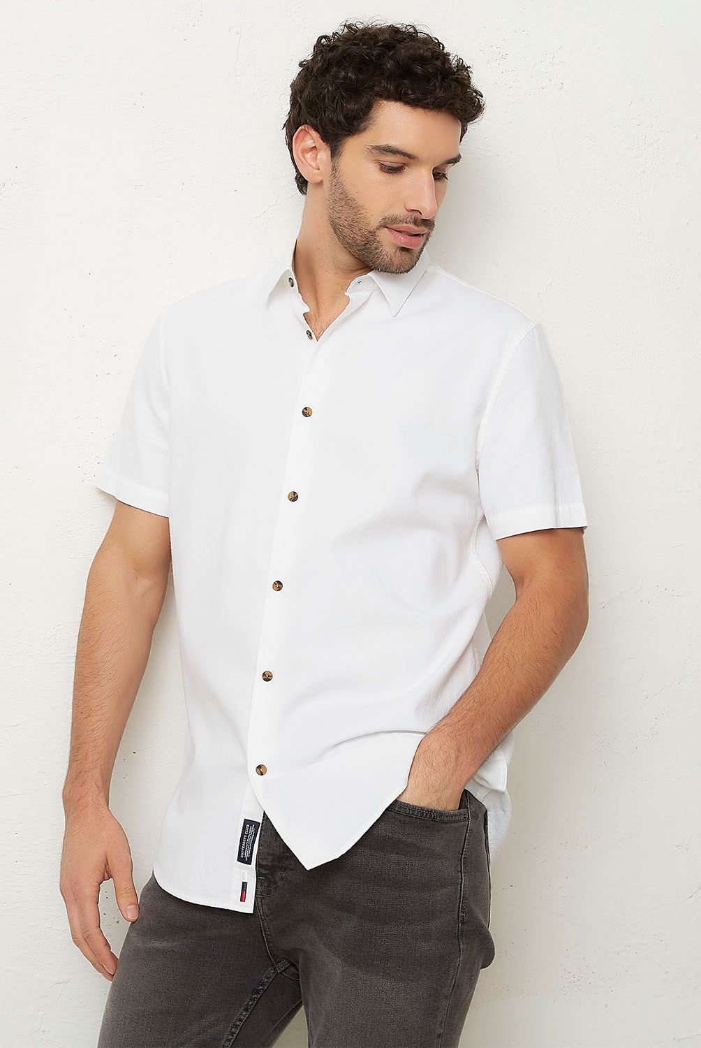 UNIVERSITY CLUB - Camisa Manga Corta Hombre University Club