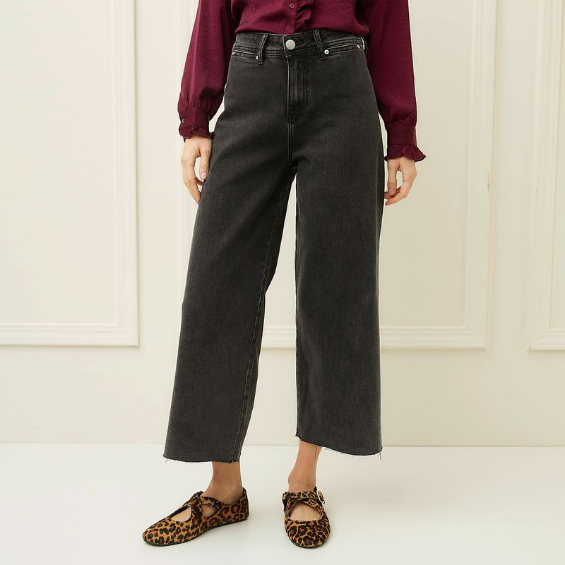 BASEMENT - Jeans Culotte Tiro Alto Mujer Basement
