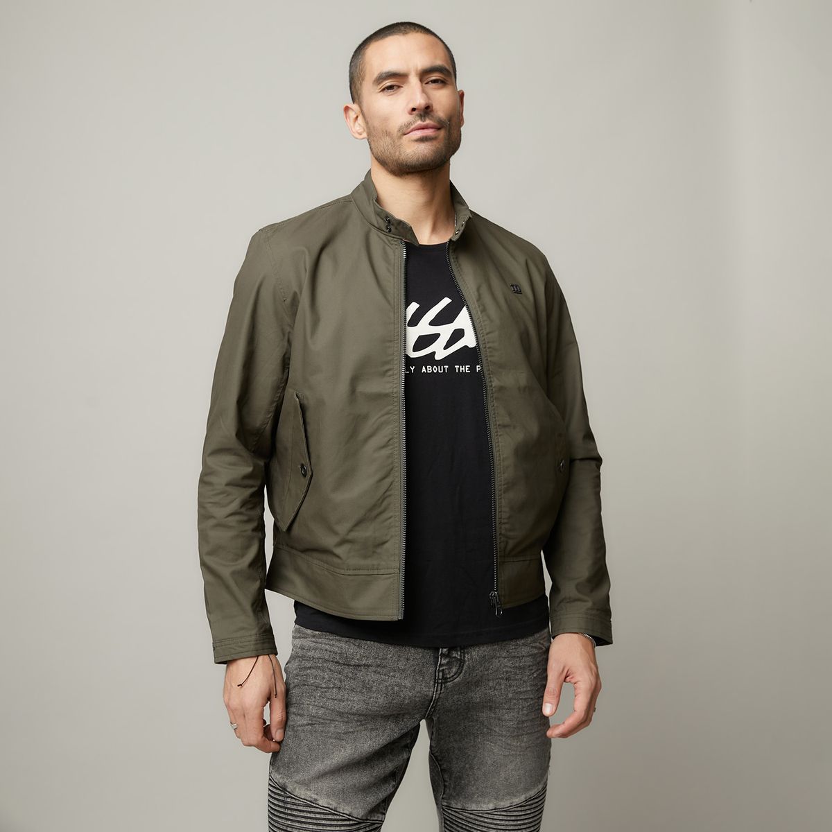 MOSSIMO - Chaqueta Algodón Hombre Mossimo