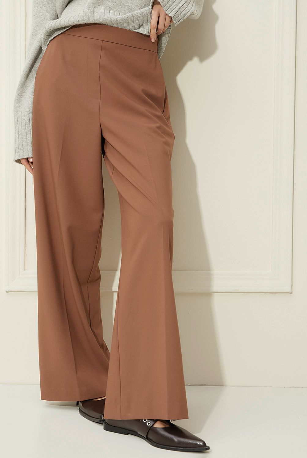 BASEMENT - Pantalón Tiro Alto Mujer Basement