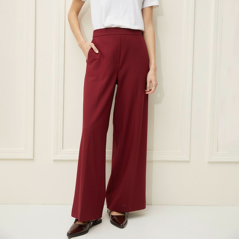 BASEMENT - Pantalón Tiro Alto Mujer Basement