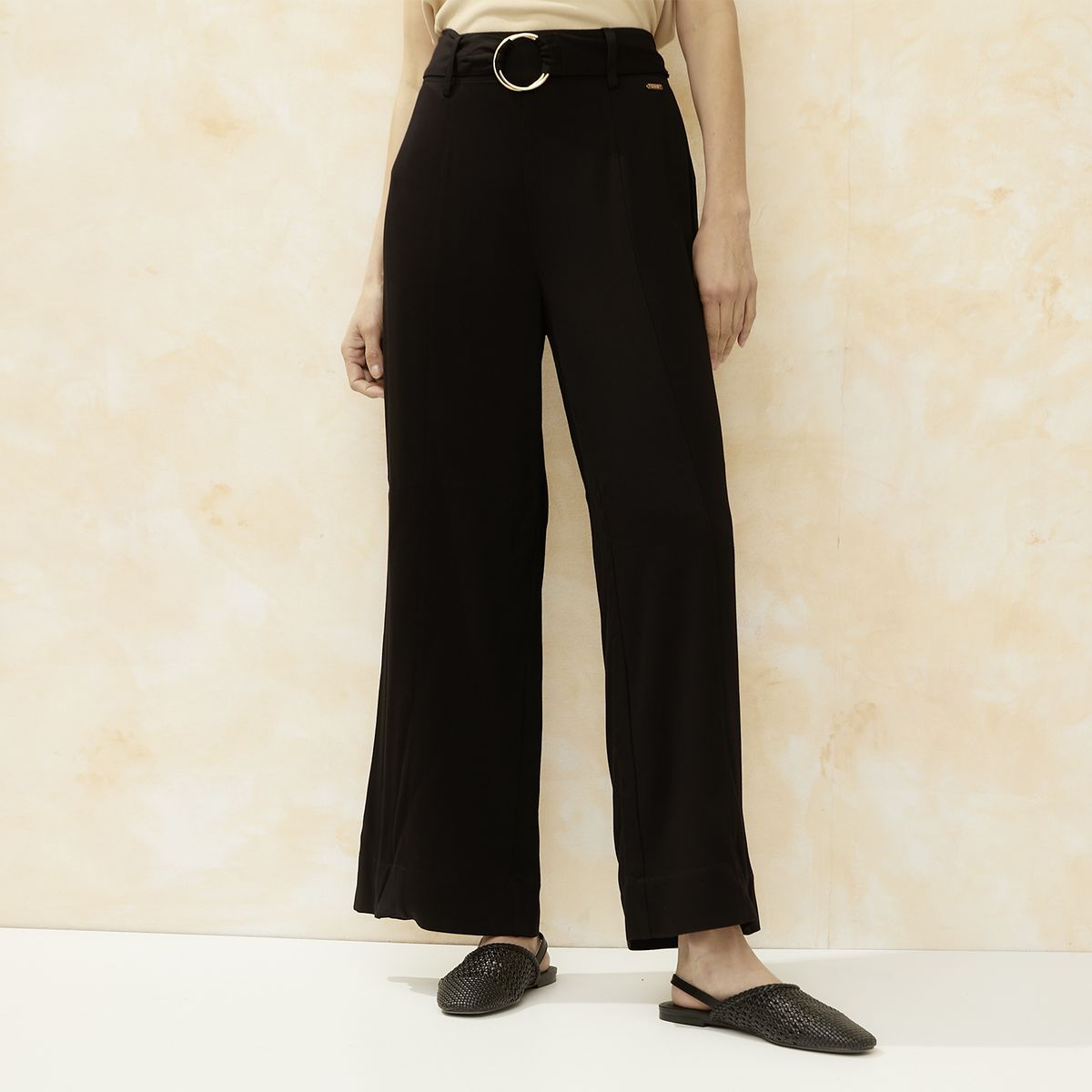 S COCCI - Pantalón Básico Tiro Medio Mujer S Cocci