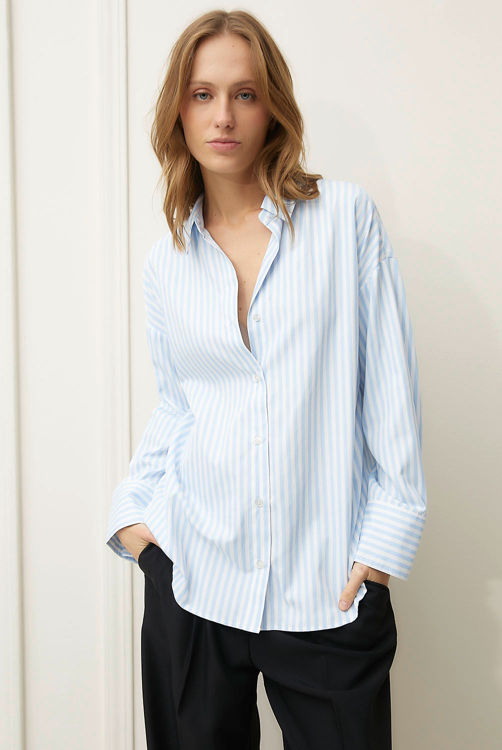 BASEMENT - Blusa Manga Larga Mujer Basement