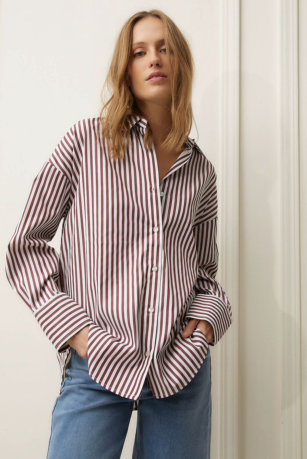 BASEMENT - Blusa Manga Larga Mujer Basement