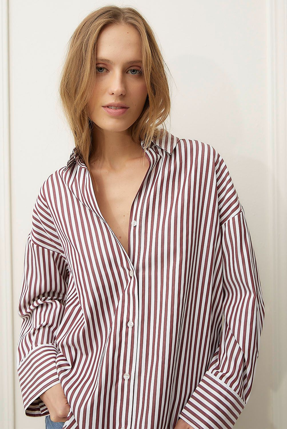 BASEMENT - Blusa Manga Larga Mujer Basement