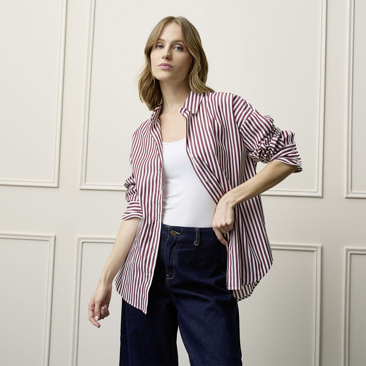 BASEMENT - Blusa Manga Larga Mujer Basement