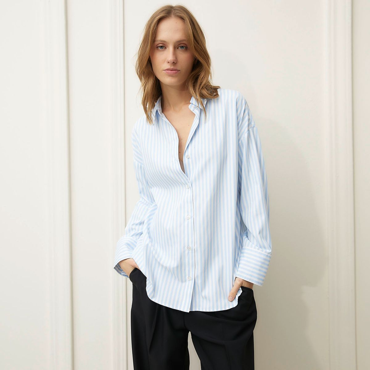 BASEMENT - Blusa Manga Larga Mujer Basement