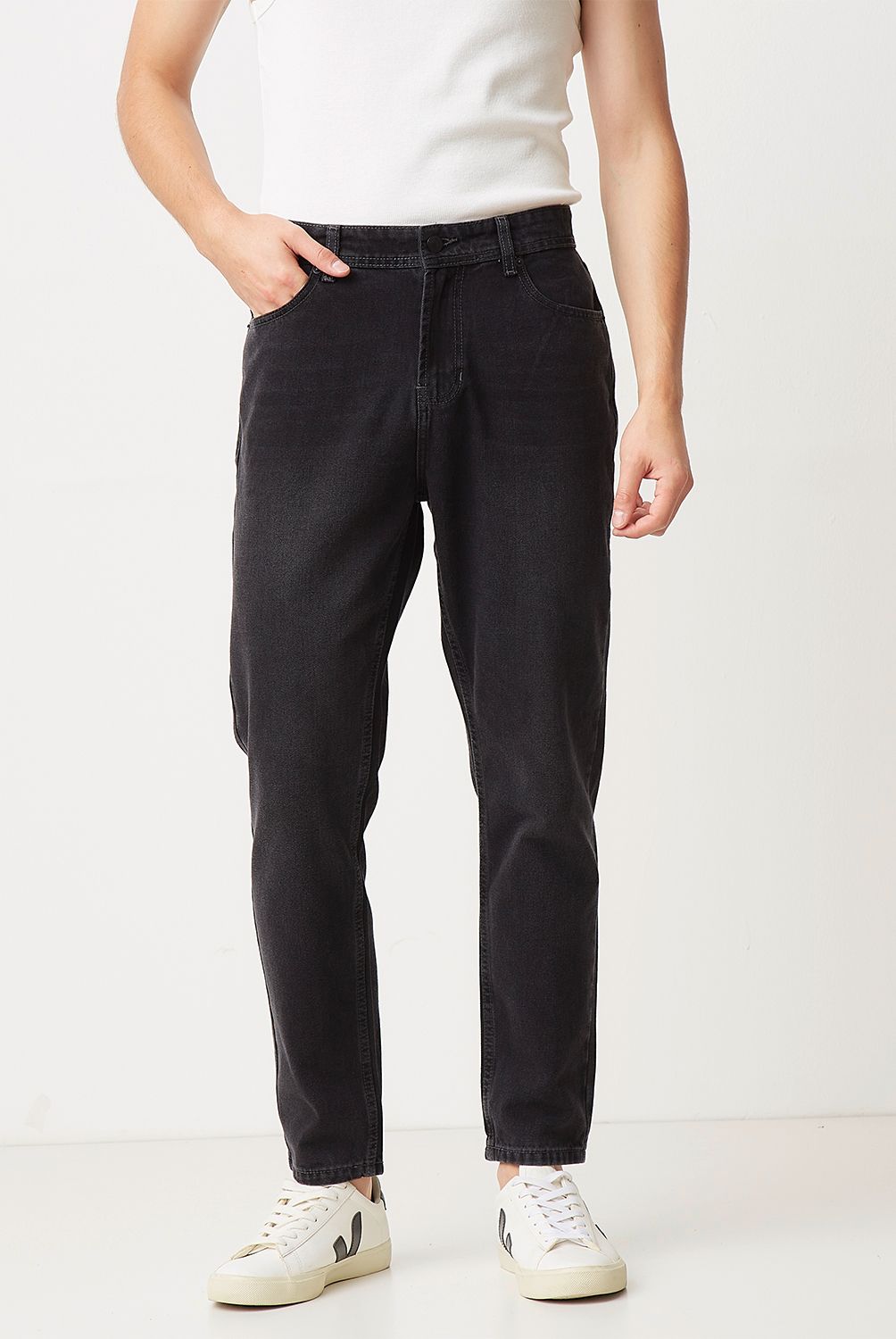 BASEMENT - Jeans 5 Bolisllo Loose Fit Hombre Basement