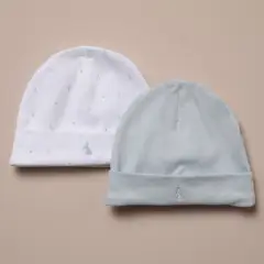 CONIGLIO - Pack de 2 Gorros Bebé Niño Algodón