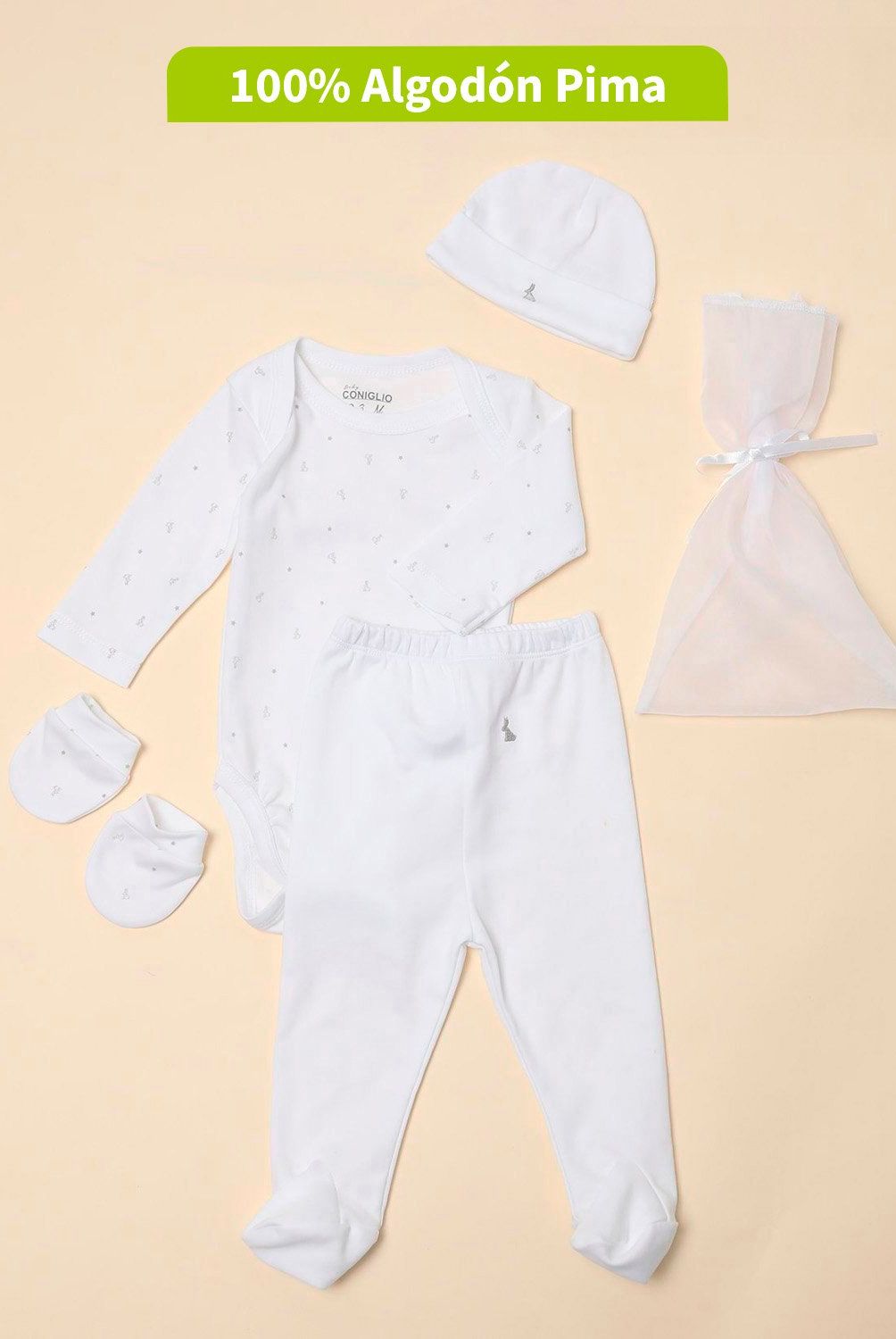 CONIGLIO - Conjuntos Unisex Bebé Algodón Coniglio