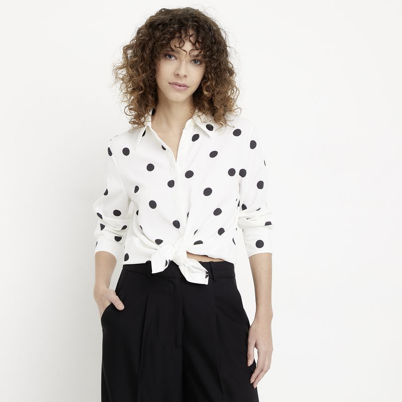 BASEMENT - Blusa Manga Larga Mujer Basement