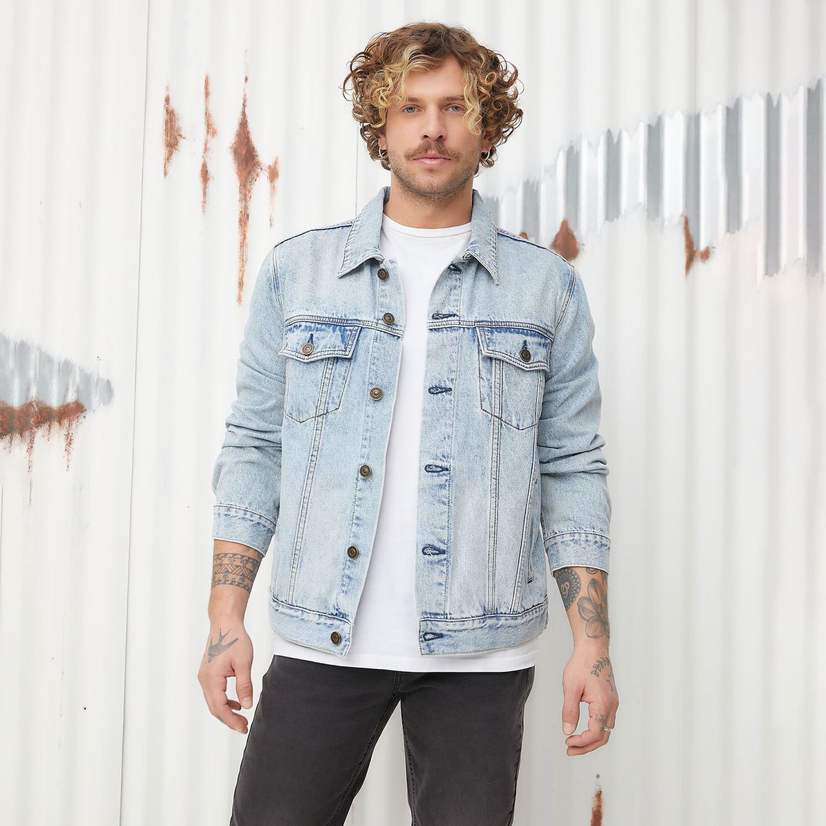 AMERICANINO - Chaqueta De Jeans Hombre Americanino