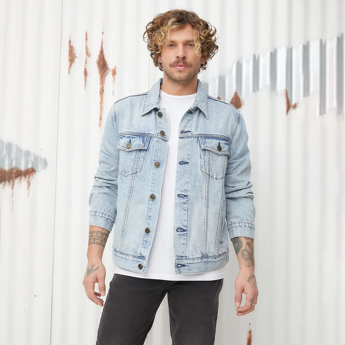 AMERICANINO - Chaqueta De Jeans Hombre Americanino